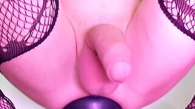 Playing With A Huge 10 Cm Diameter Anal Plug In My Ass
