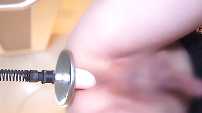 Dildo Inserted In Doggy Style, Squirting, Crossdressing Masturbation