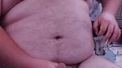 Chubby Guy Masturbating