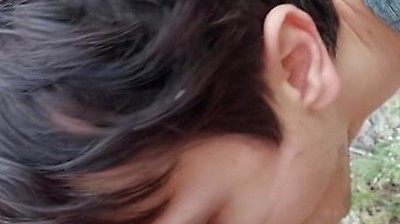 Young Twink Slut Is Getting Gagged At The Public Nude Beach On Dick And Cum