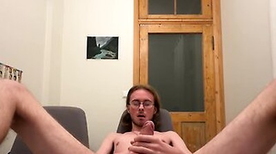 Twink Gets Up Early To Jerk Off Before School Starts