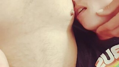 Mature Stepdaddy Lets Latino Boy Suck On His Nipples