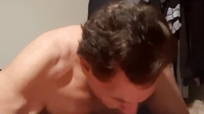 Latino Stepdad Helps His Disabled Boy Cum