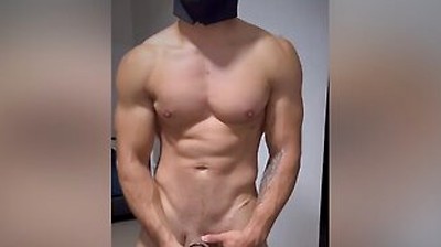 Hot Guy Touches His Big Cock In Front Of You And Moans Loud