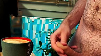 Cumpuccino. I Jerk Off And Cum In Coffee And Then My Friend Drinks It While Playing Video Games
