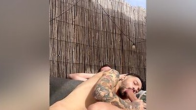 Tim Kruger Breeds Me Deep On A Rooftop & Feeds Me His Load