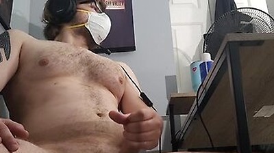 Solo Bisexual Male Masturbating To Porn To Orgasm. First Video!