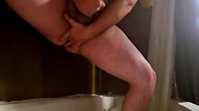 Drew Sneaking A Quick Finger And Wank