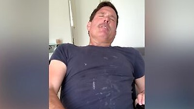 Me Jerking Off After Edging All Day. I Have A Mustache Here