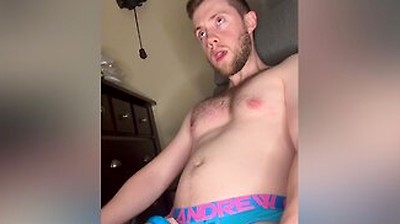 Cute Bro Made To Cum His Briefs