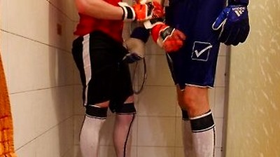 Shower In Soccer With My Bf