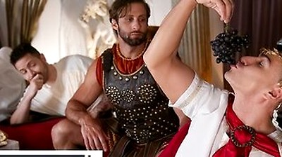 Caesar Mrdeepvoice Sits On His Gladiator Champion Dom Kings Cock Like Its His Throne