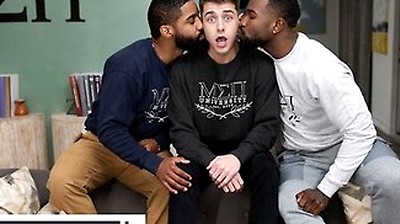 Denzel Welcomes His New Roommate Joey Mills In The Best Way By Fucking His Twink Ass