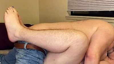 Putting Two Loads In My Boy And Feeding Him His Own