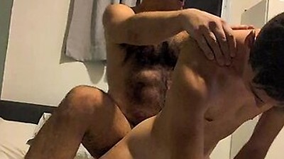 Hairy Hung Stepdaddy Fucks A Skinny Twink Raw