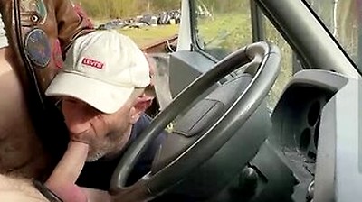 My Truck, Two Cock-hungry Sluts Enjoy My Big Thick Cock At A Rest Stop