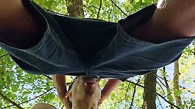 Gay Cruising In The Forest, Blowjob