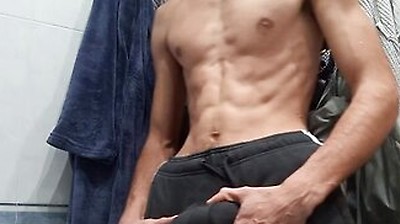 Boy Next Door - Getting Dressed After Coming Out Of The Shower, I Went To The Street With A Hard Cock And No Underwe