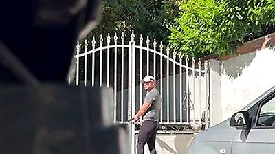 Andrew Wallker Spied By A Perv During Fitness Jerk And Intense Cumshot