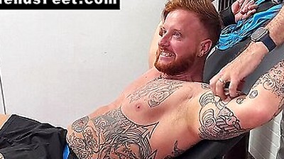 Dan Edwards Tickles Bound Anthony G Until He Squirms