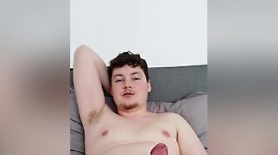 Horny, Vocal Boy Edging His Fat Cock To A Juicy Finish