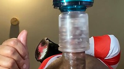 Automasturbator Milks Out A Moaning Cumshot From Masked Man