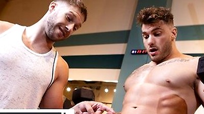 William Seeds Muscular Power Leaves Arno Antino Breathless In A Wild, Intense Gym Hookup