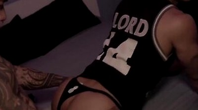 Bottom Caged Jock Rimmed And Barebacked By