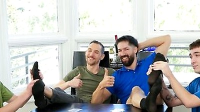 Broke Twinks Jacob King And Texas Twink Bet Everything In A Poker Game With Their Stepdads