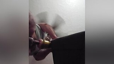 Watch Me Fuck This Fleshlight From Below And Cumming All Over