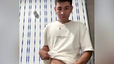 Spectacular Cumshot From A Cute Latino Boy