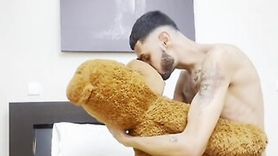 Playing With My Teddy Bear And Cumming On His Face