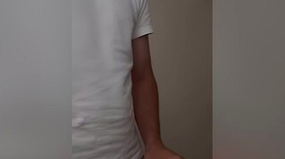 Work Had Me Stressed So I Hid In The Bathroom, Pulled Out My Cock, And Stroked It Until I Spilled