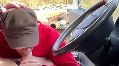 Daytime Truck Stop Meeting Inside My Truck With A Curious Encounter