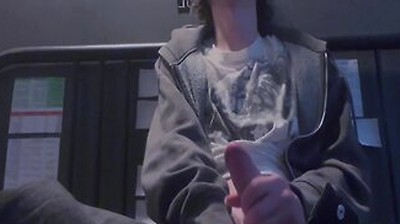 Teen 18+ Boy Stops Gaming To Jerk Off His Big Cock