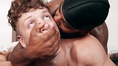 Bearded Stud Shadow Bites Felix Foxs Neck Before Putting Him On His Knees To Fuck His Face
