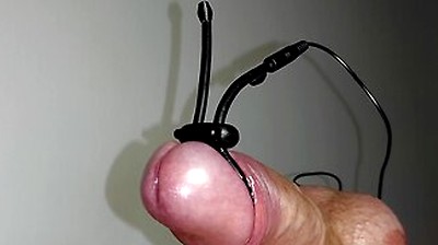 Hard Cock Stimulated To Orgasm Estim