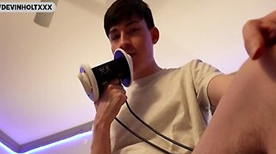 Asmr Ear Licking Showing Off Bulge Before Sliding Them Off